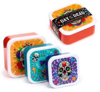 Pudełko na lunch - zestaw 3 (M/L/XL) - Day of the Dead