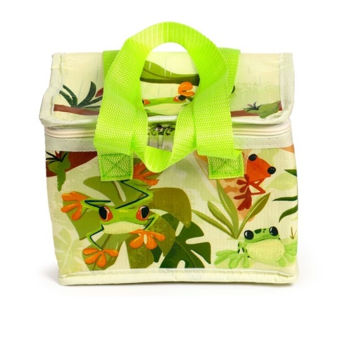 Tkana torba termiczna termoizolacyjna Tropical Frogs mała tropikalna żabka