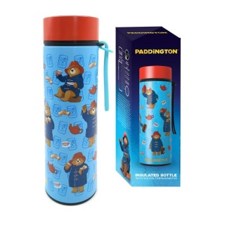 Butelka termiczna ze stali nierdzewnej z termometrem Paddington - 450ml