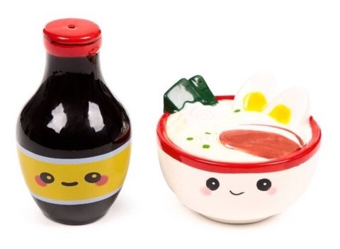 Ceramiczna pieprzniczka i solniczka - Nori the Ramen - przyprawniki