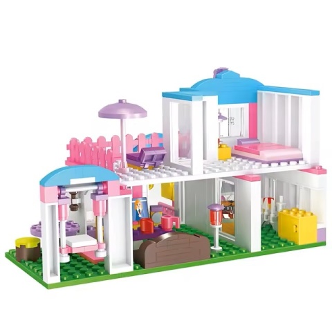 Klocki konstrukcyjne Cogo Słoneczny domek