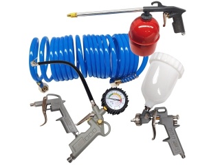 Zestaw lakierniczy 5 elementów do malowania pistolet