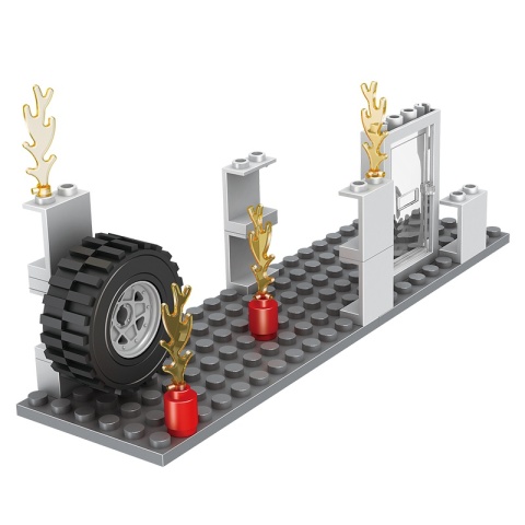 Klocki konstrukcyjne Cogo 2w1 Straż pożarna