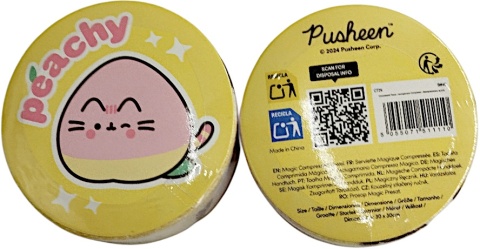 Skompresowany ręcznik podróżny kot Pusheen the Cat Fruits