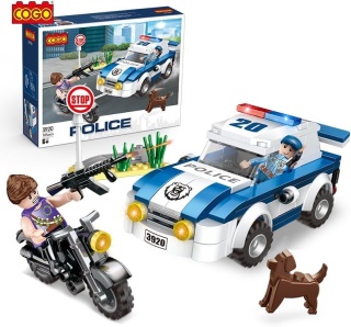 Klocki konstrukcyjne Cogo Policja i złodziej