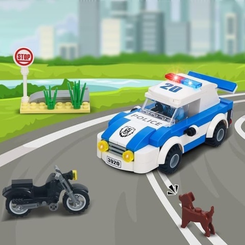 Klocki konstrukcyjne Cogo Policja i złodziej