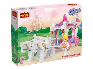 Klocki konstrukcyjne Cogo Karoca księżniczki