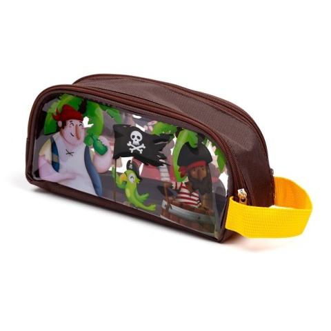 Piórnik z przezroczystym okienkiem - Piraci Jolly Rogera