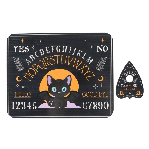 Tablica spirytystyczna Cute and Creepy Bat Cat Talking Board w-Planchette