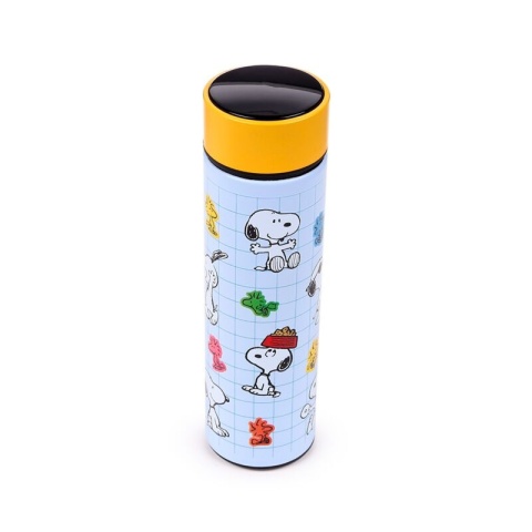 Butelka termiczna z termometrem Peanuts Snoopy & Woodstock 450ml