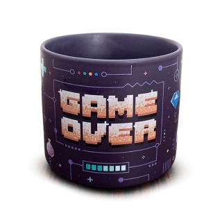 Duży porcelanowy kubek - Game Over 470ml