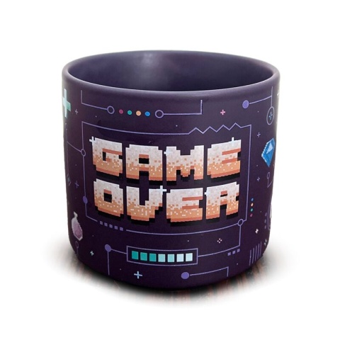 Duży porcelanowy kubek - Game Over 470ml