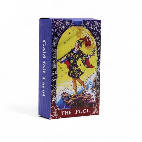 Karty Tarota z Niebieską Folią i Przewodnikiem - Mandala