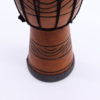 Mały Bęben Djembe Pro - Rytm Wolności (wysoki) Rękodzieło - 30 cm
