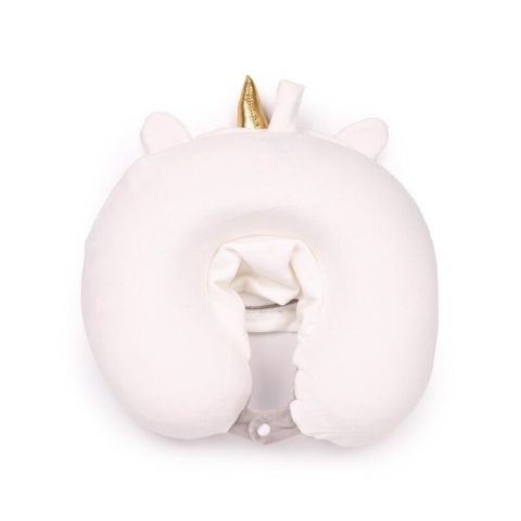 Poduszka podróżna z kapturem - Jednorożec - Hoodeazzz Adoracorns