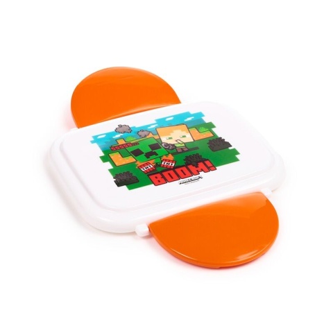 Pudełko na lunch ze sztućcami - Minecraft SSS BOOM