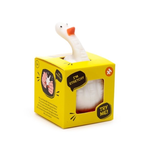 WYMIARY Zabawka gniotek Kaczka Duck You - rozciągliwa