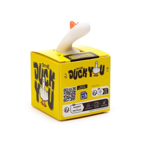 WYMIARY Zabawka gniotek Kaczka Duck You - rozciągliwa