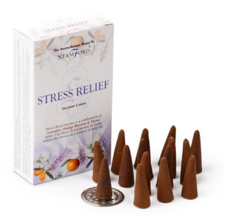 Kadzidełka stożkowe Stamford Premium Stress Relief 15 szt.