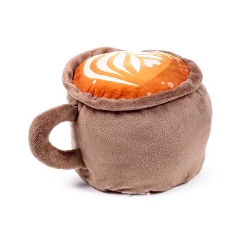 Pluszowy odbojnik stoper do drzwi Foodiemals Cappuccino