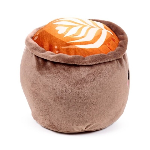 Pluszowy odbojnik stoper do drzwi Foodiemals Cappuccino