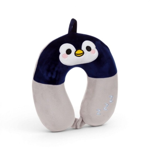 Mała poduszka podróżna dla dzieci - Pingwin - Chip the Penguin