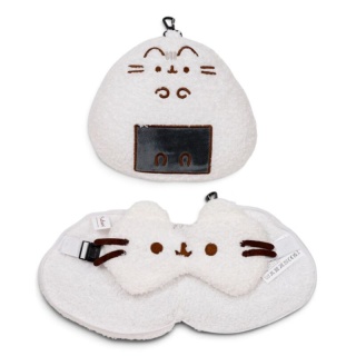 Mała poduszka podróżna i maska na oczy - kot Pusheen Cat Sushi Club