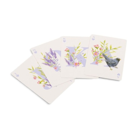 Standardowa talia kart do gry Jan Pashley Wings & Wildflowers