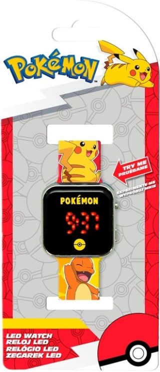 Zegarek LED z kalendarzem Pikachu Pokemon