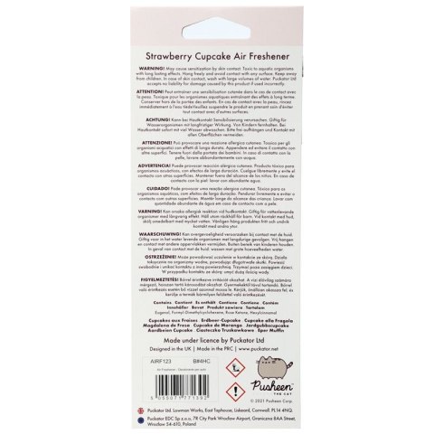 Odświeżacz powietrza Kot Pusheen Truskawkowa Babeczka