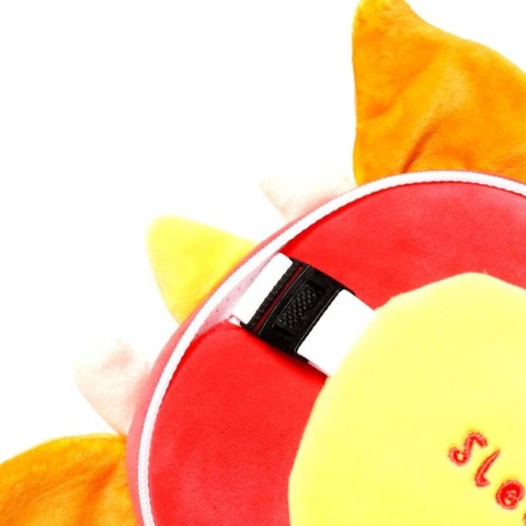 Smok poduszka podróżna + maseczka maskotka